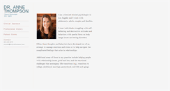 Desktop Screenshot of drannethompson.com